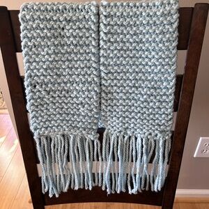 Cozy Handknit 🧣 - Light Blue